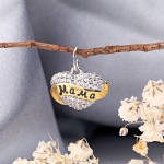 Подвеска из серебра 925 пробы с золотом