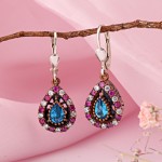 Серебряные серьги восточные