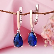 Silberohrhänger 925º mit Gold in Deutschland kaufen Zirkonia