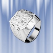 Кольцо-печатка "Style", серебро 925
