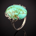 Ring mit Tuerkis Silber 