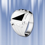 Мужское кольцо-печатка "Фаворит", серебро 925