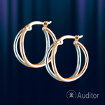 Ohrringe russisches Gold