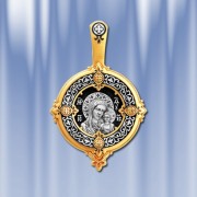 Казанская Богородица из серебра