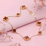 Браслет жёлтое золото Агат