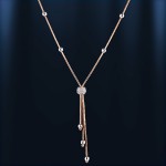  Halskette russische Gold, Bicolor