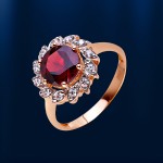  Russisches Goldschmuck Granat