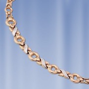 Русское золото 585 в Германии Золотое колье 