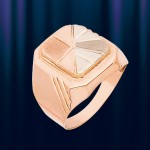 Кольцо перстень золотой "Арт"