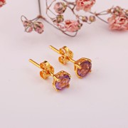 Ohrstecker aus vergoldetem Silber 925 