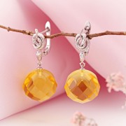 Silberohrhänger 925º mit Bernstein in Deutschland kaufen