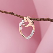 Anhänger Russisches Gold 585 in Deutschland Zirkonia