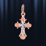 Золотой нательный крестик