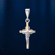 Kreuzanhaenger russian sterling silver
