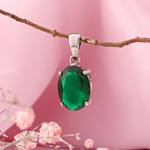 Серебряная подвеска Фианиты