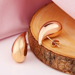 Золотые серьги 585 без камней