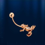 Bauchnabelpiercing Rotgold