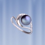  Ring aus Silber 925 mit Perle