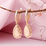 Золотые серьги без камней