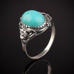 Ring mit Tuerkis Silber 