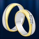 Золотое кольцо обручальное 