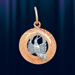 Золотой Знак Зодиака Рак