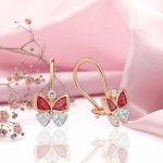 Детские серьги 585