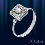 Ring aus Silber 925 mit Perlen