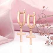 Goldohrhänger aus 585 Rotgold