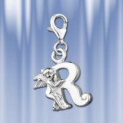 Anhaenger Buchstabe "R". Silber 