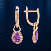 Ohrhaenger mit Alexandrit 