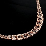 Goldenes Armband "Wunderschoen"