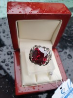 Silberring mit Granat