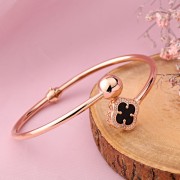 Rotgold 585 Russisches Gold in Deutschland Armband Zirkonia Onyx ⌀10 мм