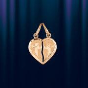 Pendant gold heart