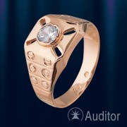 Кольцо перстень из русского золота