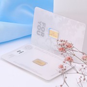 Goldbarren 999,9 1 Gramm Weiss