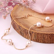 Goldarmband Russisches Gold 585 in Deutschland Perlen