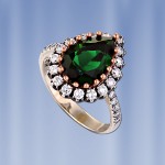  Silberring. Zirkonia