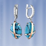 Silberschmuck mit Gold & Tuerkis