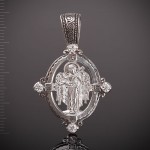 Anhaenger Engel. Silber