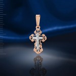 Kreuzanhaenger aus russischem Gold