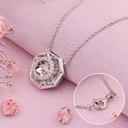 Goldcollier Weißgold 585 in Deutschland Dancing Diamond