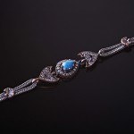 Armband mit Tuerkis Silber