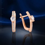  Ohrringe Russgold Fianiten Swarovski&reg;