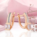 Золотые серьги Русское золото 585 Фианит