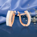 Купить золотые серьги без камней 585