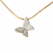 Diamanten Anhänger aus Rotgold