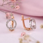 Золотые серьги. Бриллианты