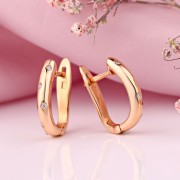 Goldohrringe mit Diamanten in Deutschland